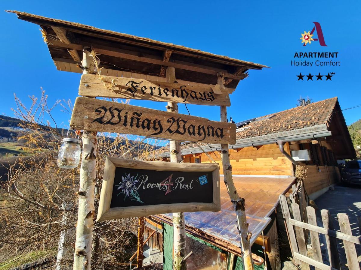 Ferienhaus & Ferienwohnung Winay Wayna Gotschna Blick Клостерс Екстериор снимка